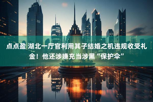 点点盈 湖北一厅官利用其子结婚之机违规收受礼金！他还涉嫌充当涉黑“保护伞”