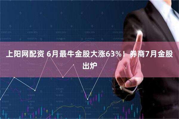 上阳网配资 6月最牛金股大涨63%！券商7月金股出炉