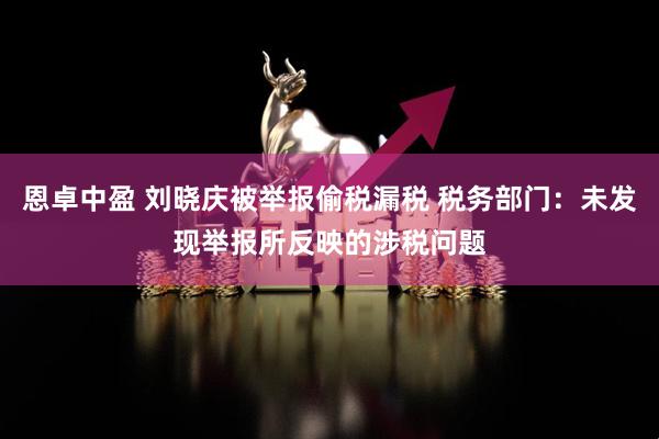 恩卓中盈 刘晓庆被举报偷税漏税 税务部门：未发现举报所反映的涉税问题