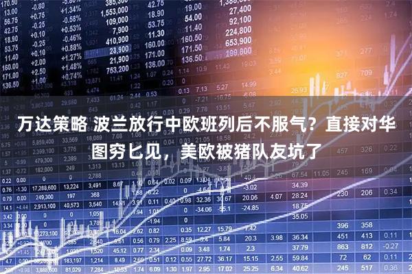 万达策略 波兰放行中欧班列后不服气?直接对华图穷匕见,美欧被猪队友坑了