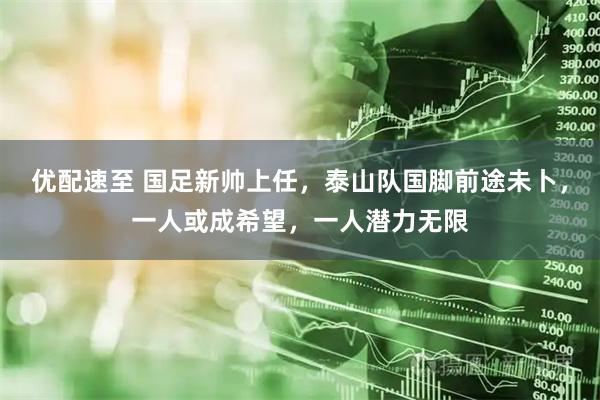 优配速至 国足新帅上任,泰山队国脚前途未卜,一人或成希望,一人潜力无限